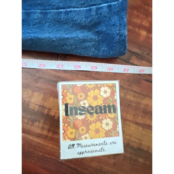 Vintage Womens Handmade Patchwork Quilted Jeans Sz 5 High Waist 24 Cowgirl Boho - Picture 10 of 11